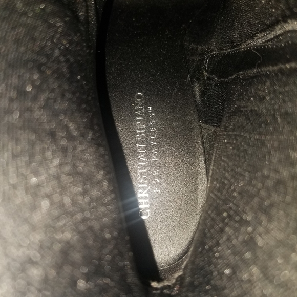 Black Christian Siriano Heeled Boots - Picture 5 of 5